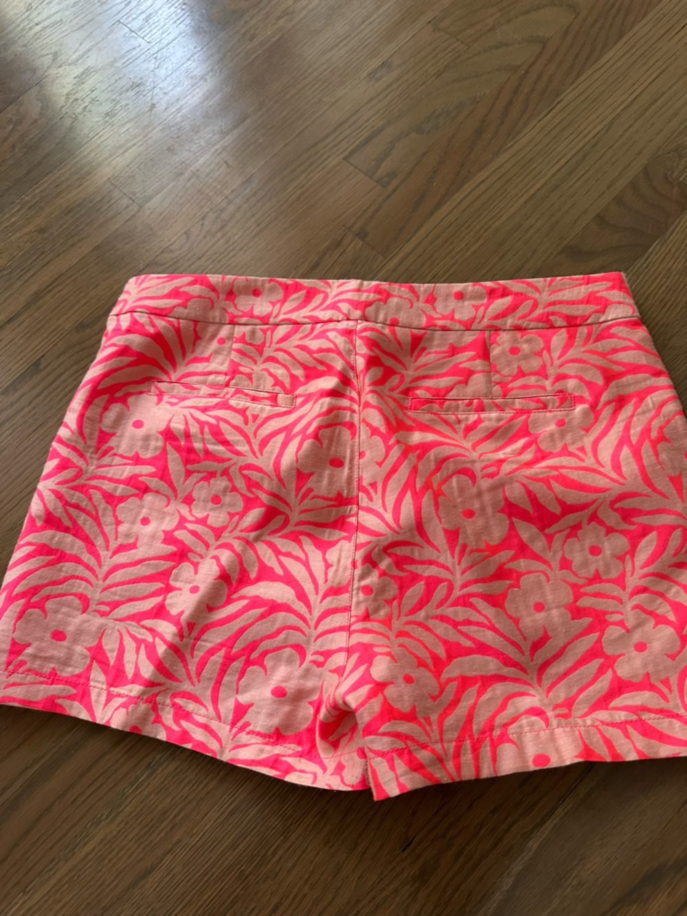 J. Crew Neon Pink Patterned Shorts